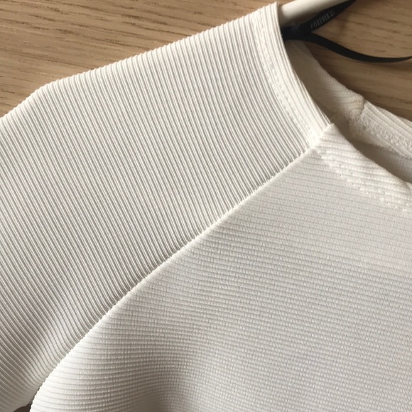 White. thick long sleeve shirt - Picture 2 of 3